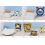 Portaconfetti cuscinetto in cotone stampato in varie decorazioni linea Positano (91623)