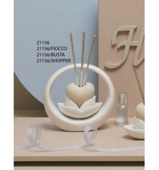 Profumatore clown in gesso con kit essenza