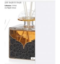 Profumatore bottiglia in vetro con decorazione mandala scura piccola (IQ8586)