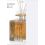 Profumatore bottiglia in vetro con decorazione oro piccola (IQ8587)