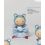 ORSO CELESTE CON SACCHETTO (130444/A)