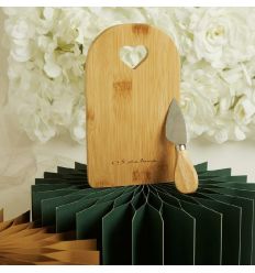 Tagliere bamboo piccolo con coltellino (cl26054)