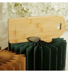 Tagliere bamboo grande con coltellino (cl26056)