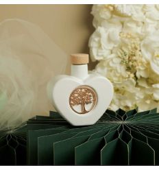 Oliera cuore con albero della vita oro rosa (cl26077a)