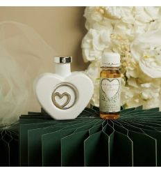 Oliera cuore con cuore silver con olio (cl26078co)