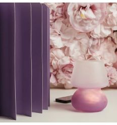 Lampada led lilla piccola con telecomando (cl26176)