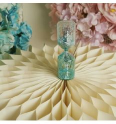 Clessidra in vetro bicolore azzuro (cl26216)