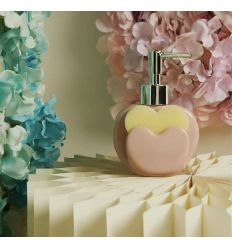 Dispenser di sapone con spugna rosa (cl26232)