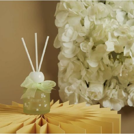 Diffusore verde con fiorellini piccolo (cl26243)