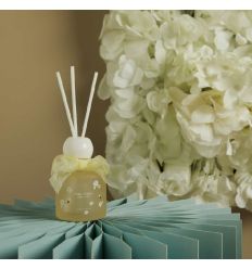 Diffusore giallo con fiorellini piccolo (cl26244)