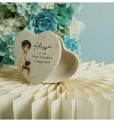 Scatola cuore ragazzo comunione (cl26364)