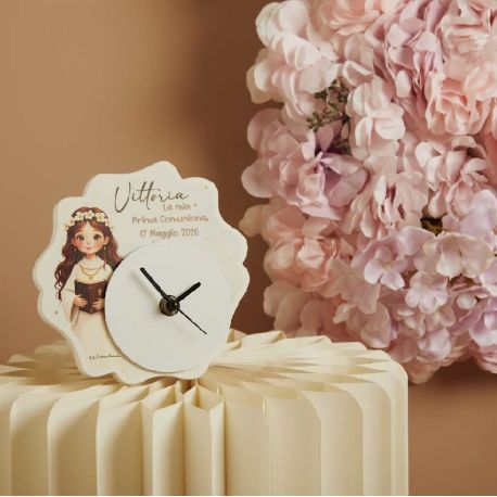 Orologio ondulato ragazza comunione (cl26372)