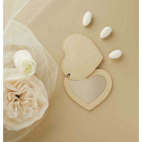 Specchietto cuore tortora (cl26406)
