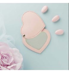 Specchietto cuore rosa (cl26409)