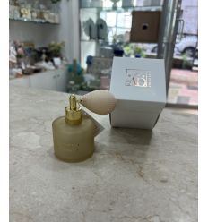 Portaprofumo ambra con spray con scritta (C5003)